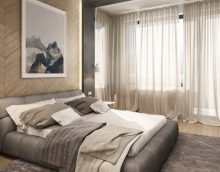 Design moderne d'une petite chambre à coucher en 2019: photos et idées d'intérieurs