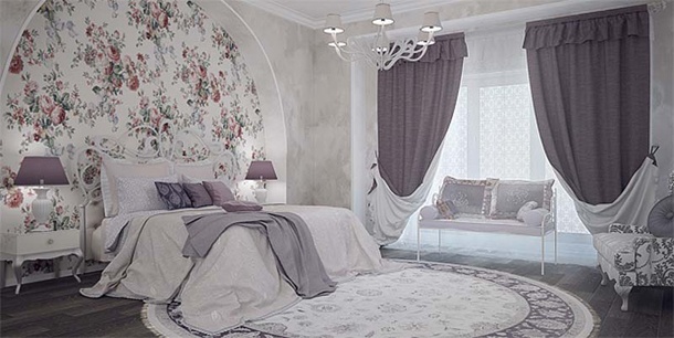 Bilik Tidur Provence Bedroom Pastel Sheer