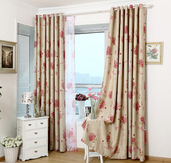 Nuovo-arrivo-Tende-For-soggiorno-camera da letto-oscuranti-Tulle-window-Treatment-tende-Per-Cucina-Rustico-floreale