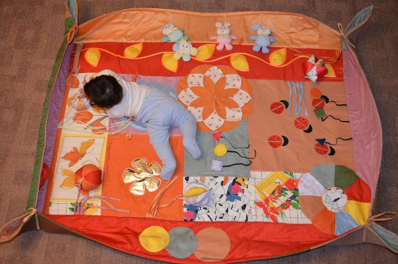 Tapis de bricolage de bricolage pour enfants de 0 à 3 ans avec photo