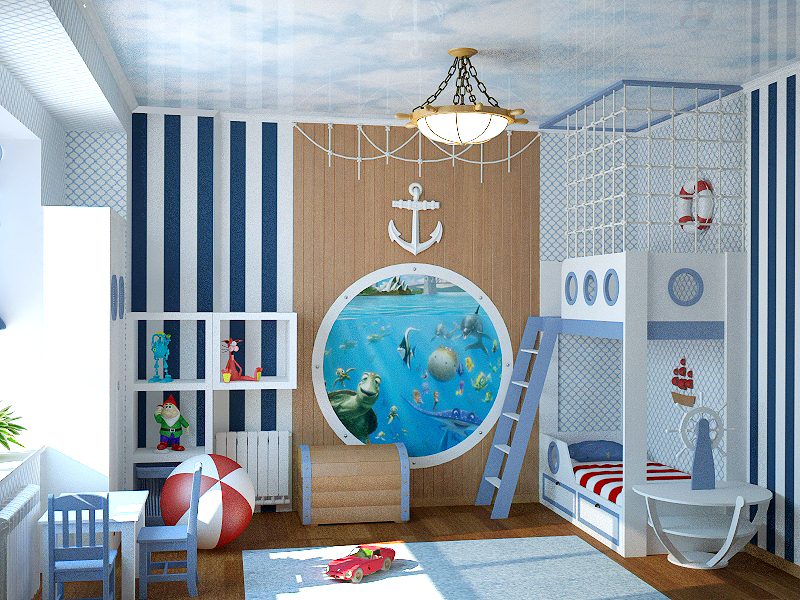 Dizajnirajte dječju sobu u trendi morskom stilu