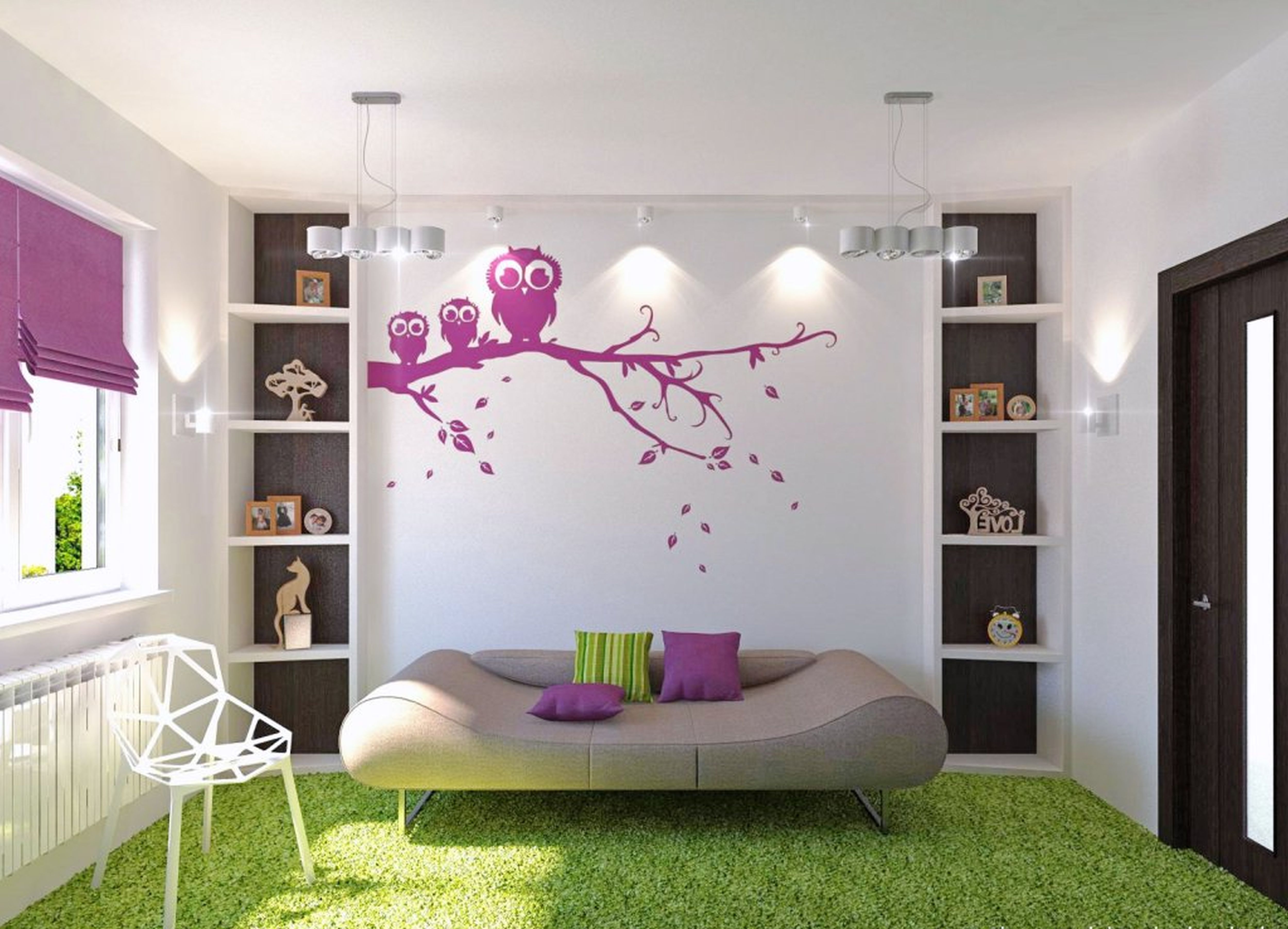 Original photo wallpaper for a modern children's room