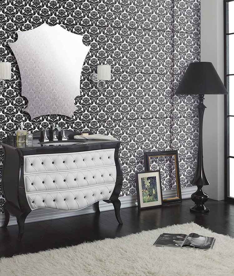 Erisman wallpaper for a bedroom in vintage style