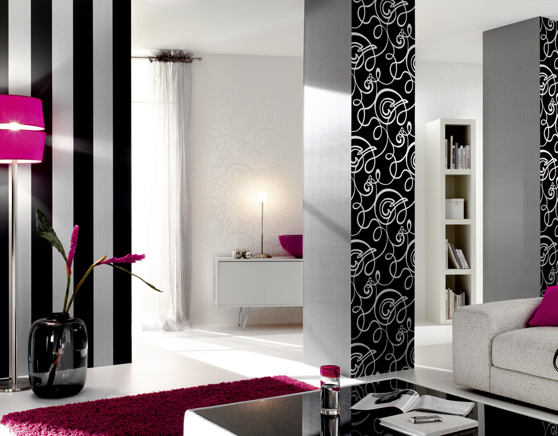 design chambre noire néo-baroque