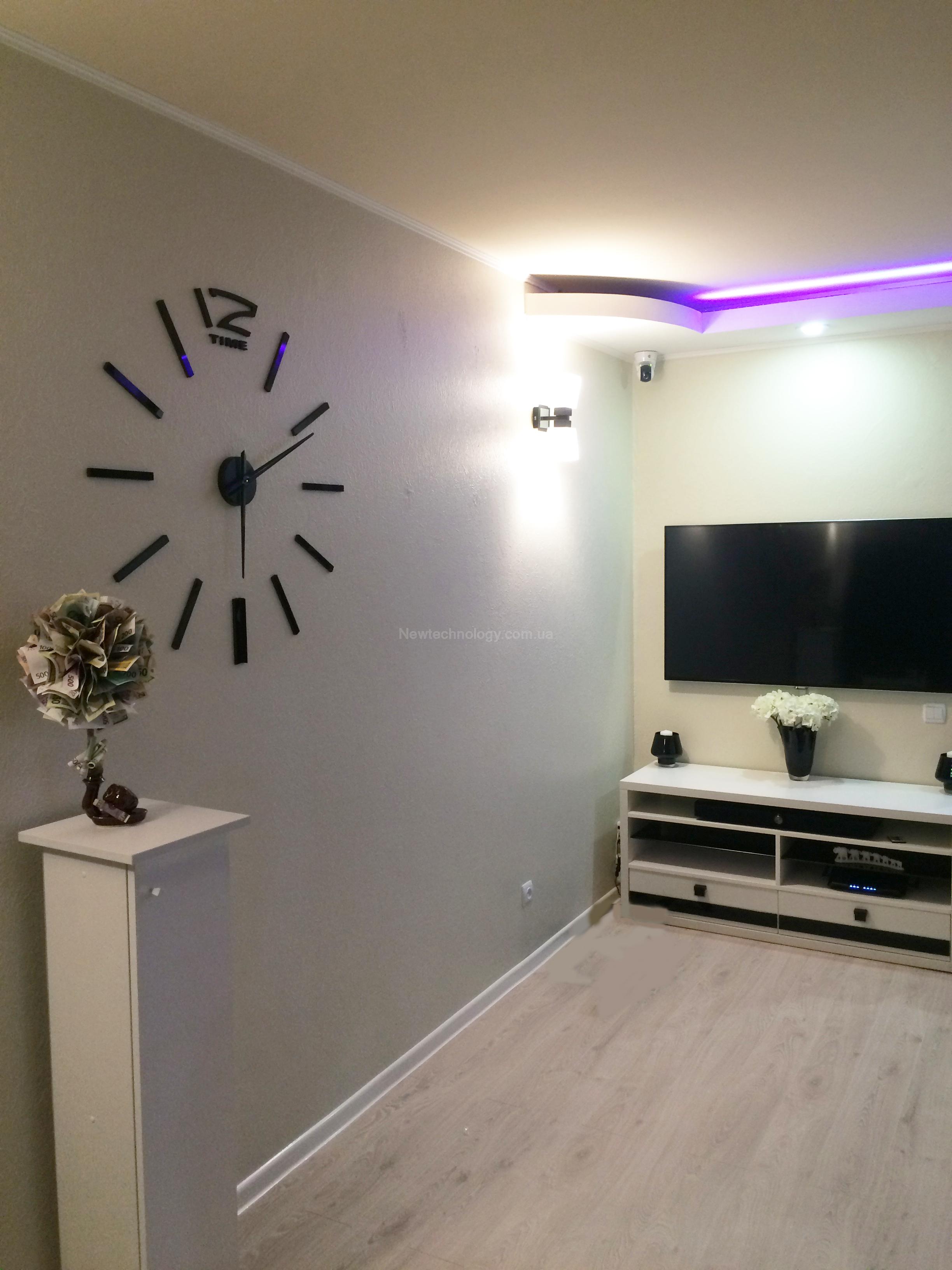 horloge classique dans le salon