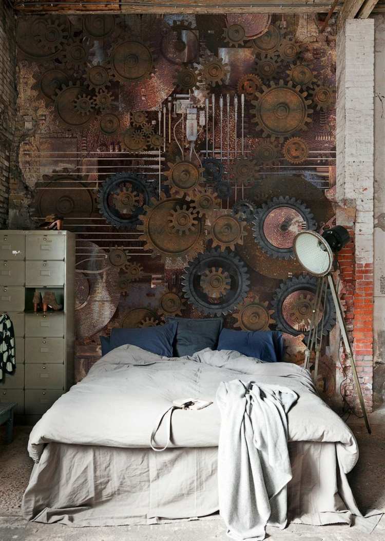 casa in stile steampunk con effetto antico