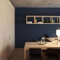 ceiling design with concrete in the kitchen picture