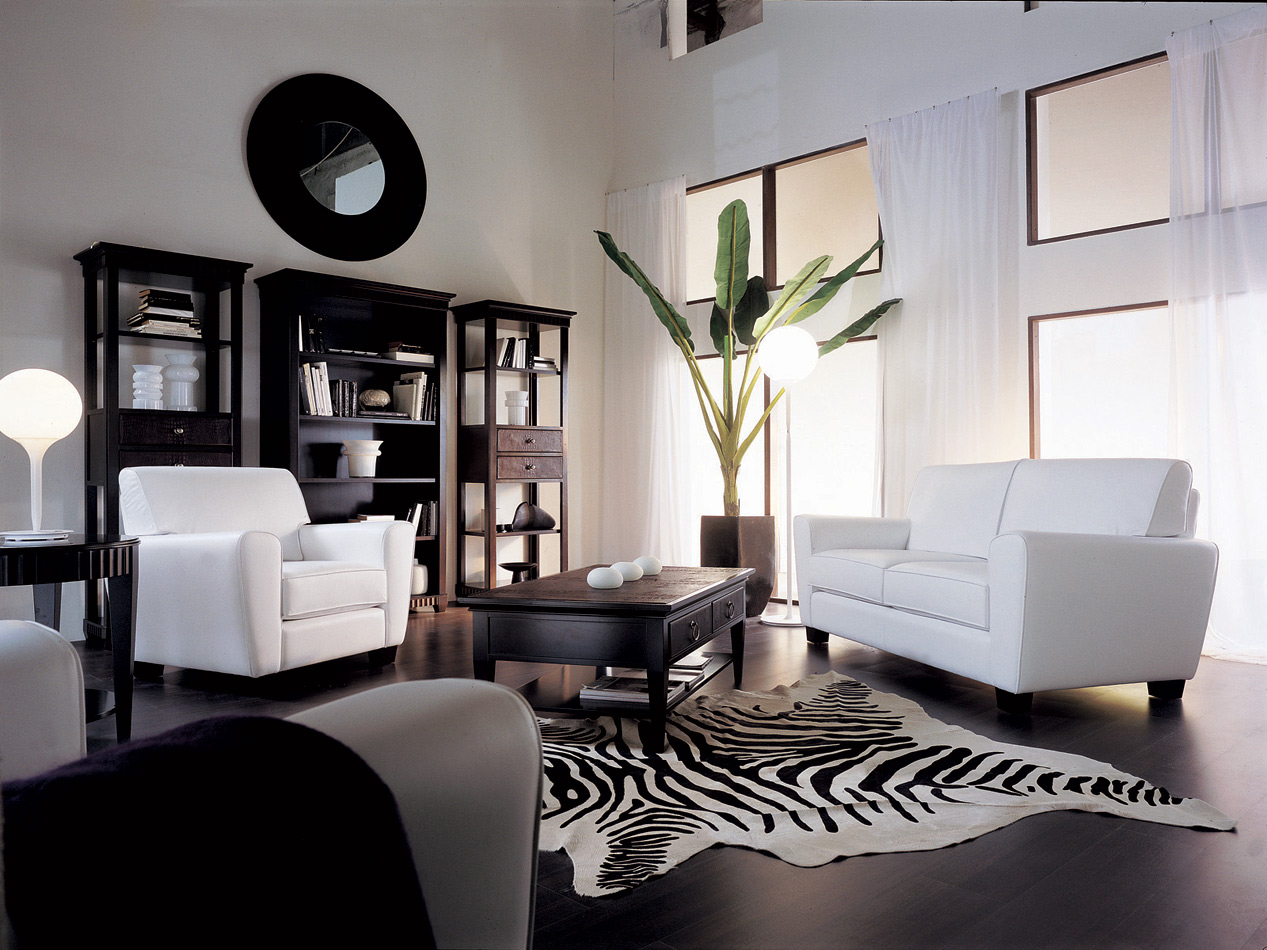 rafinirani stil sobe u crnoj boji