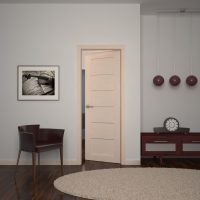 bright white oak in the interior of the kitchen picture