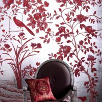 foto in stile corridoio color marsala chic