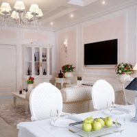 foto di design cucina leggera in stile francese