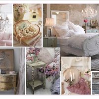 svijetli interijer stana u stilu shabby chic fotografije