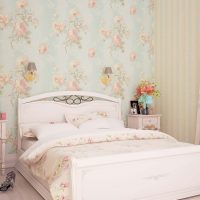 светъл стил спалня shabby chic стил снимка