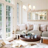 light french style living room interior photo