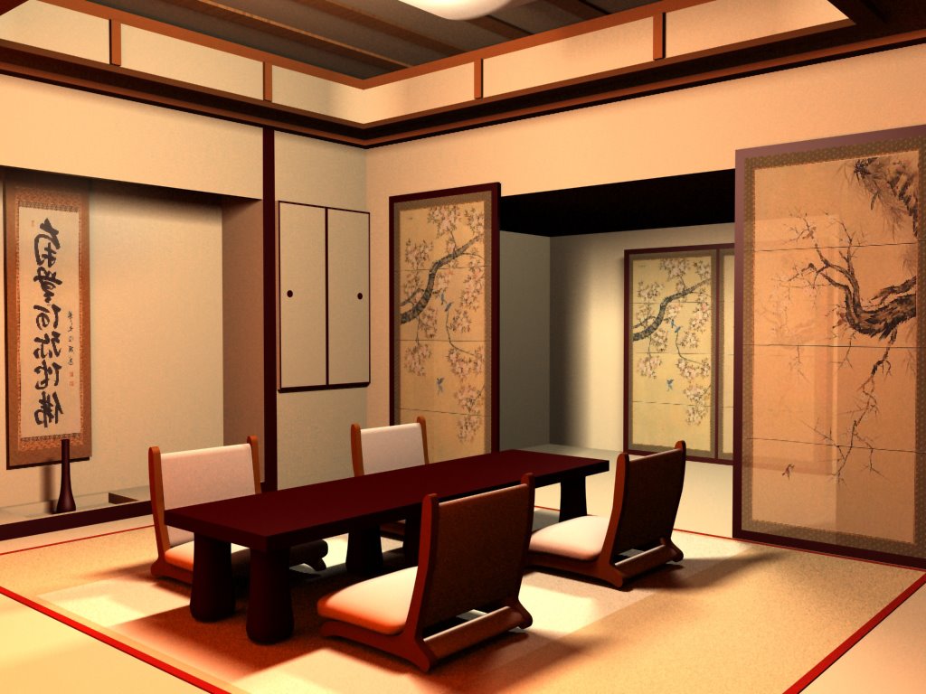 svijetli interijer stana u japanskom stilu