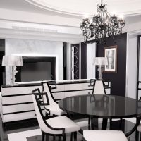 chic room interior in art deco style photo