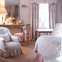 bellissimo interno camera da letto in stile shabby chic