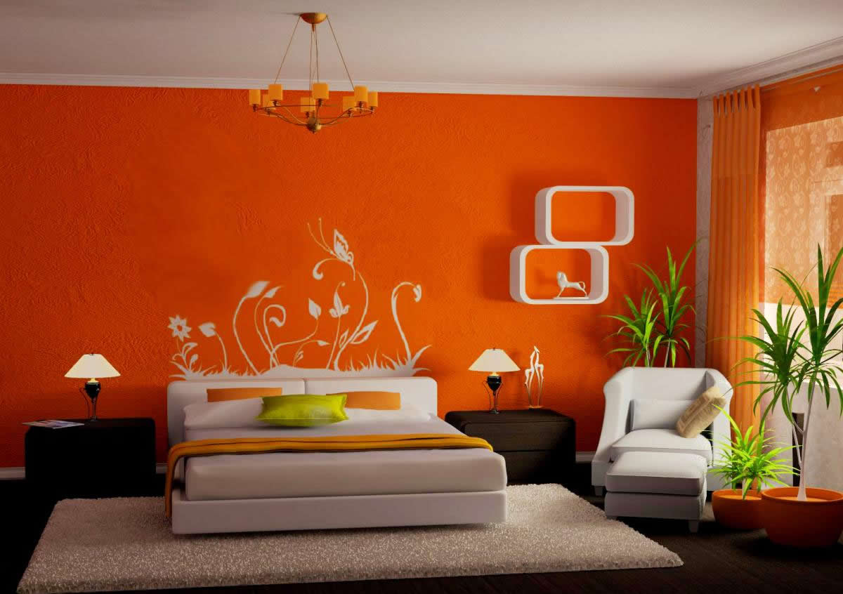 bellissimo stencil all'interno del corridoio