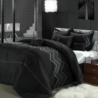 neobičan stil sobe u slici crne boje