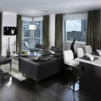 foto di arredamento corridoio high-tech chic