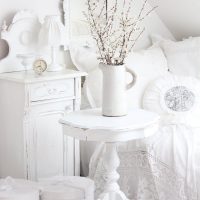 svijetli stil hodnika u stilu shabby chic fotografije