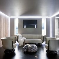 arredamento bellissimo appartamento in stile high-tech