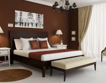 style appartement lumineux en photo couleur chocolat