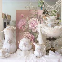 svjetlo shabby chic dizajn dizajna spavaće sobe