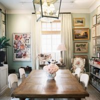 beautiful interior of the apartment in french style photo