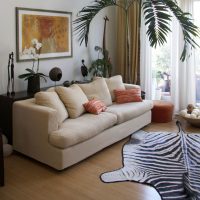 bellissimo corridoio di design in foto in stile africano