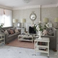 bellissimo design del corridoio in foto in stile francese