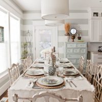 bellissimo corridoio di design in stile shabby chic