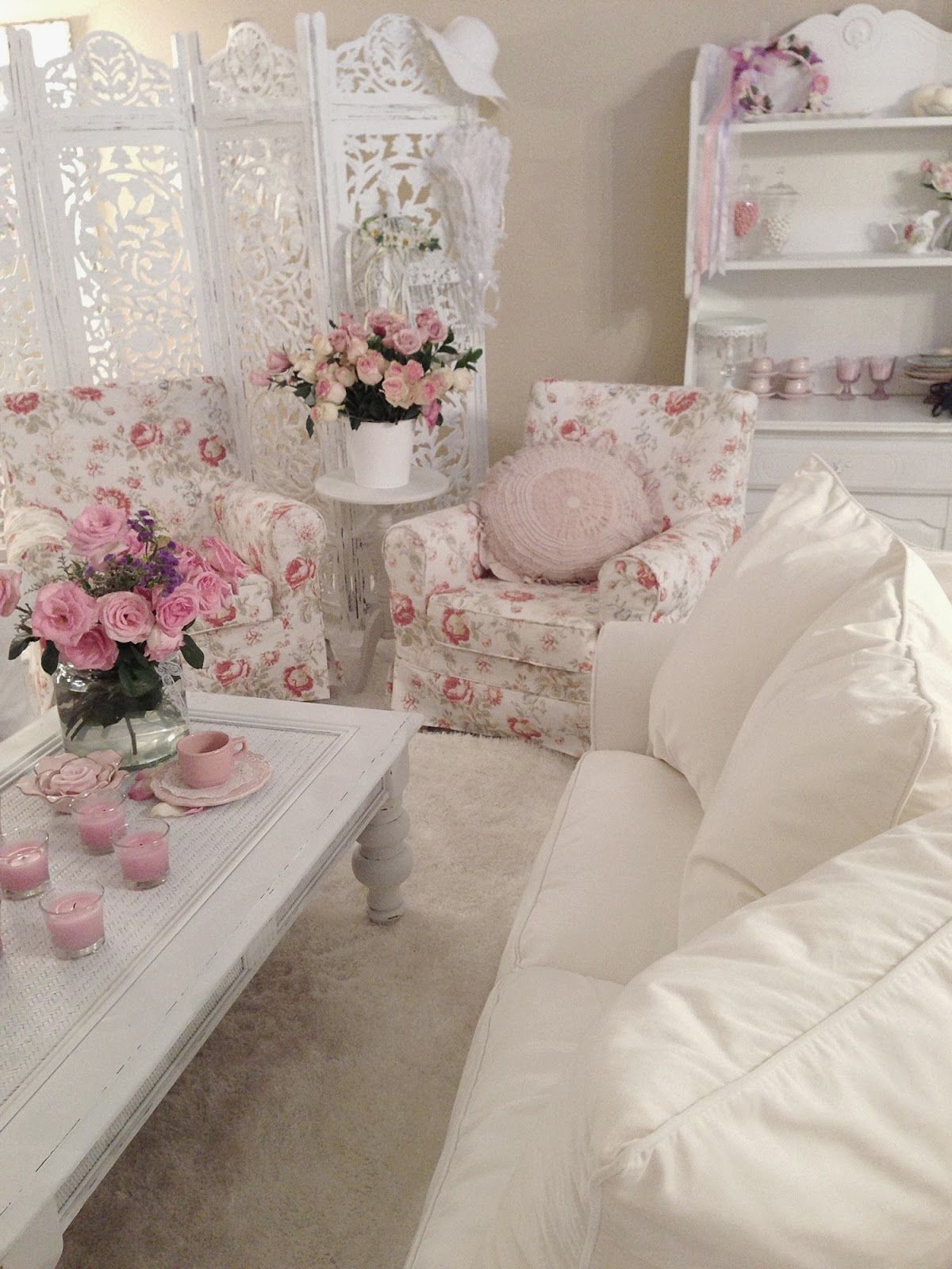 soba svijetle boje u shabby chic stilu