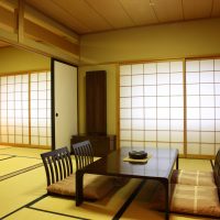 slika jarkog dizajna hodnika u japanskom stilu