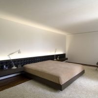 bright interior room in high tech style photo