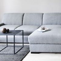 lijepa kutna sofa u dizajnu slike hodnika