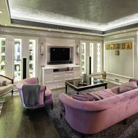 foto dell'appartamento interno luce art deco