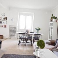 light white oak in the decor of the bedroom picture