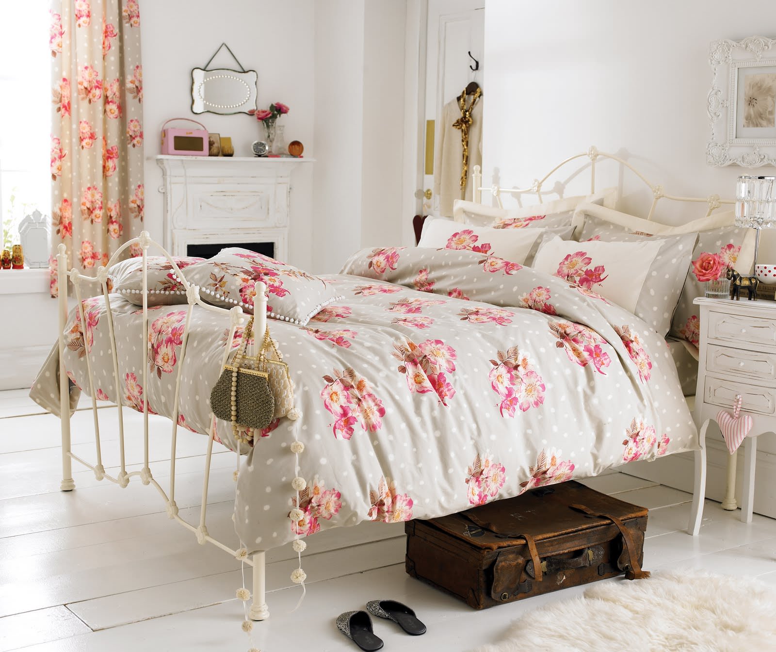 bellissimo stile corridoio in stile shabby chic