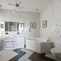 bellissimo corridoio di design in foto in stile americano