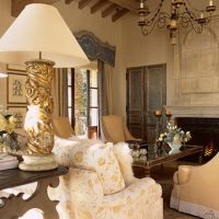 beautiful french style living room design picture