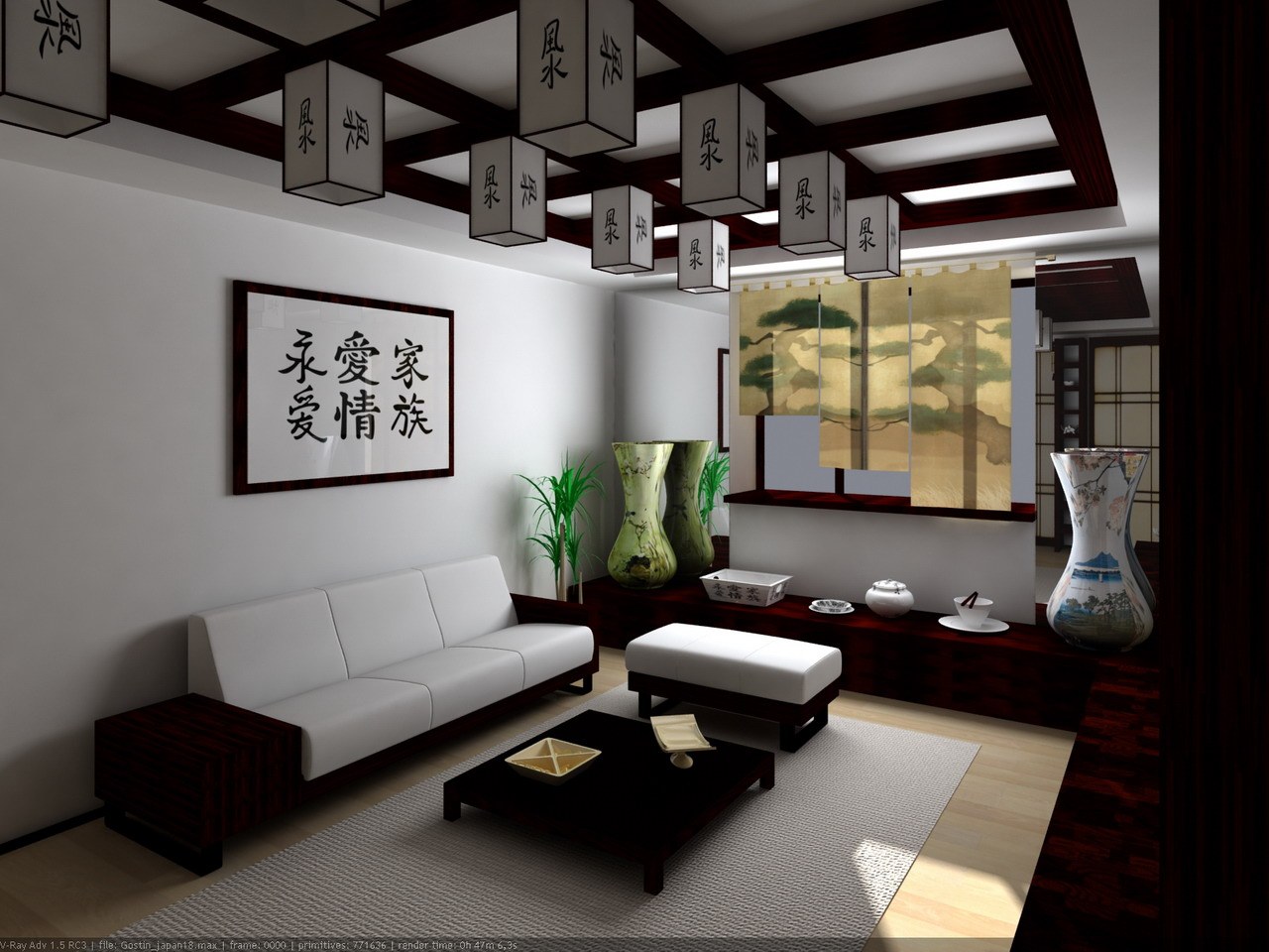svijetli dizajn stana u japanskom stilu