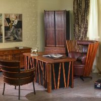 bellissimo corridoio interno in foto in stile africano