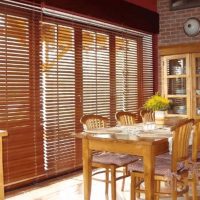 furniture with bamboo in the style of the kitchen photo