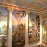 landscape-style apartment murals photo