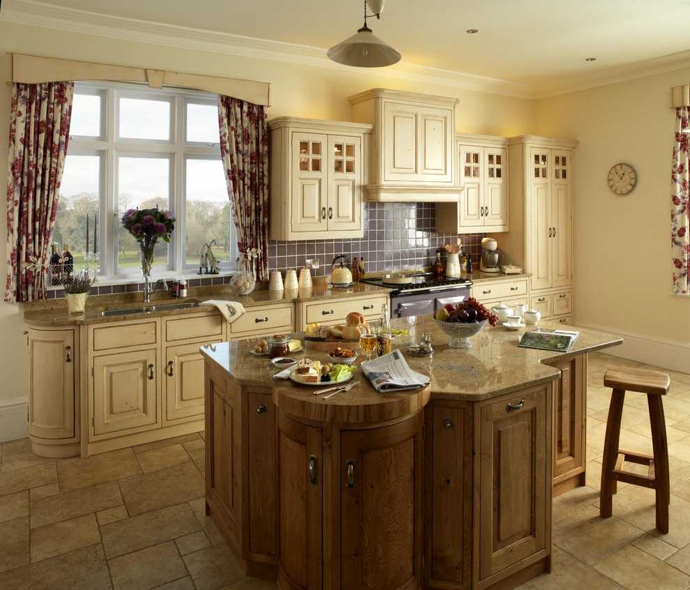 bright interior of a country style apartment