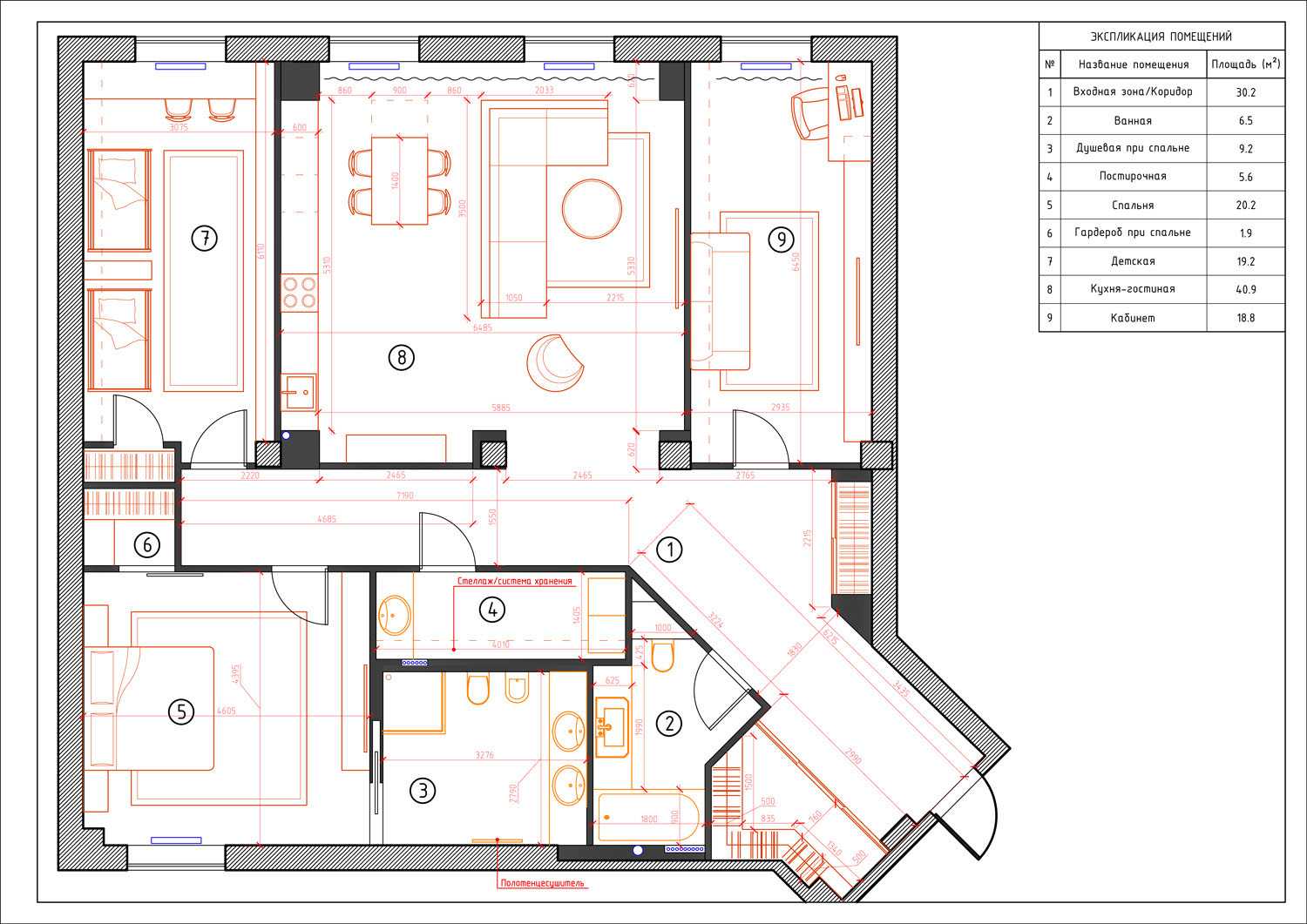 gaya dapur ergonomik yang indah