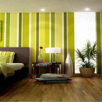 svijetle boje pistacija u dekoru fotografije spavaće sobe