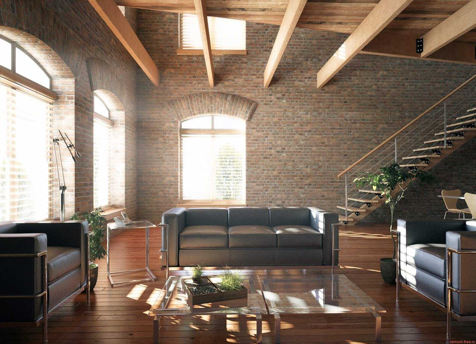 arredamento luminoso in stile loft