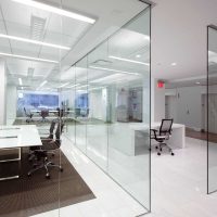 clear glass in the interior of the hallway photo